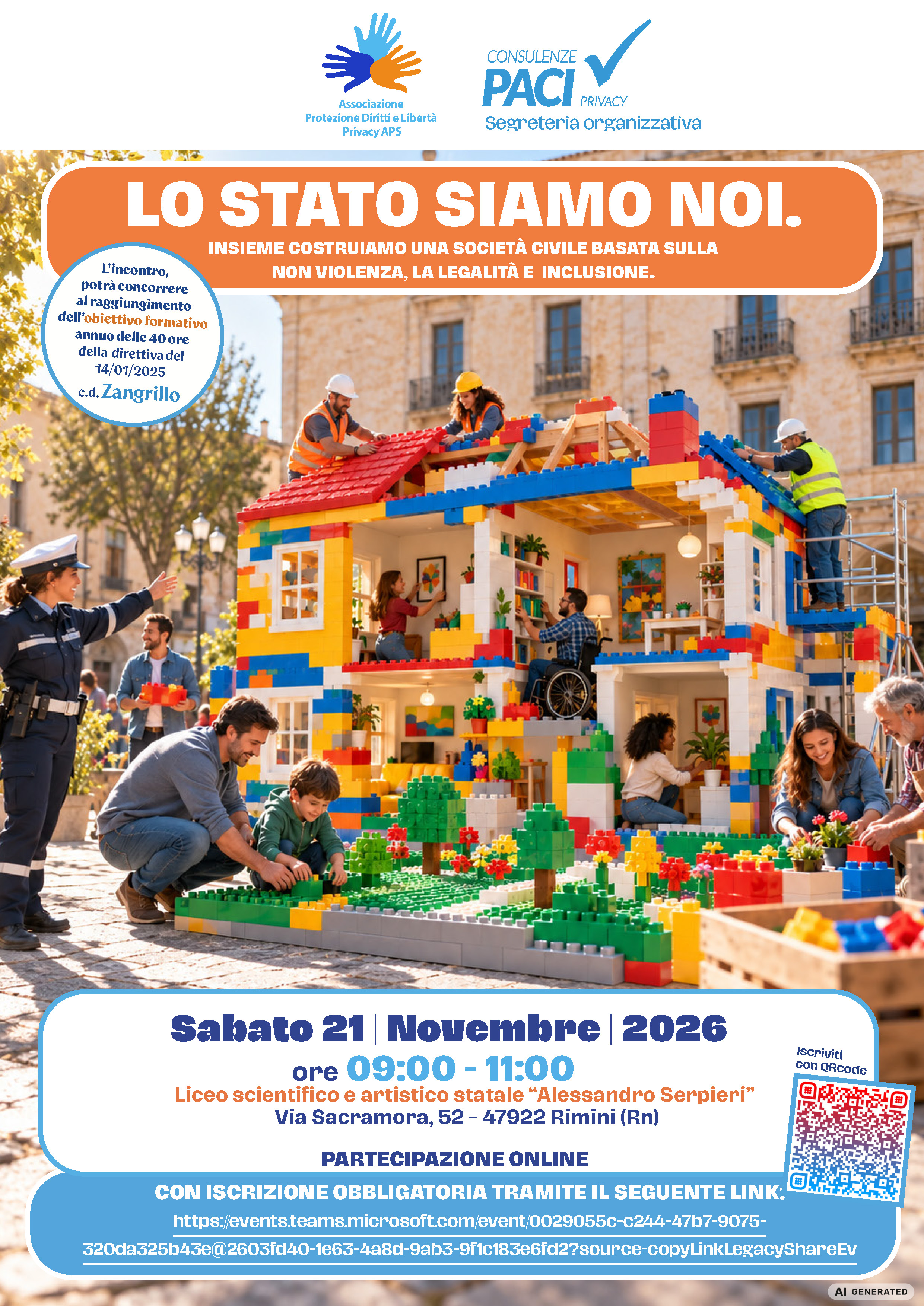 LO STATO SIAMO NOI - Evento del 21.11.2026